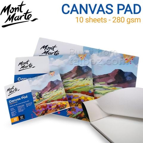 Canvas dạng tập Mont Marte Canvas Pad