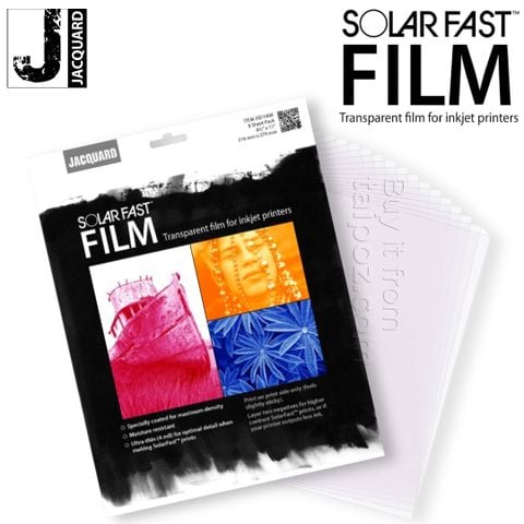 Film chế bản in kéo lụa, SolarFast & Cyanotype
