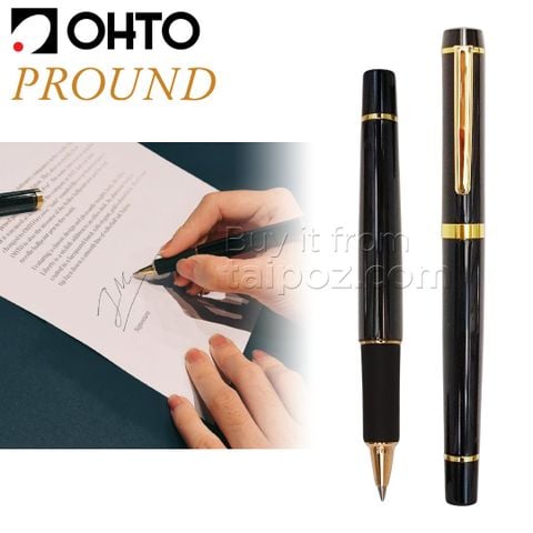 Bút bi ngòi gốm Ohto Pround CB-10PDN Ceramic Roller Pen