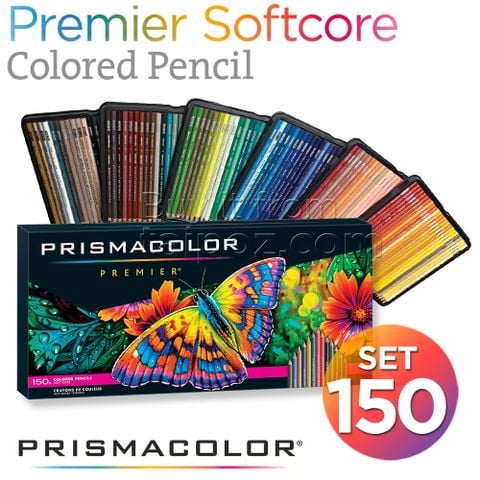 Bộ chì màu Prismacolor Premier 150 cây, hộp giấy cứng