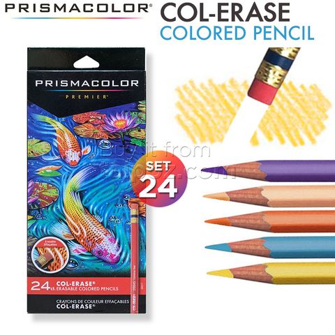 Bộ chì màu xoá được Prismacolor Col-Erase 24 cây