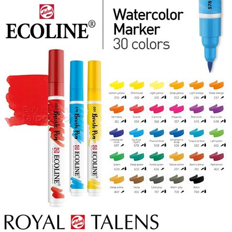 Bút vẽ màu nước Talens Ecoline Brush Pen