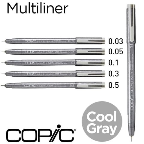 Bút đi nét Copic Multiliner - Màu Cool Grey