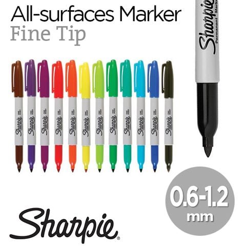 Bút vẽ trên nhiều chất liệu Sharpie, nét Fine