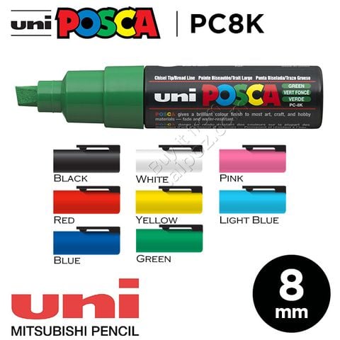 Bút vẽ trên nhiều chất liệu Uni Posca PC8K, bút lẻ