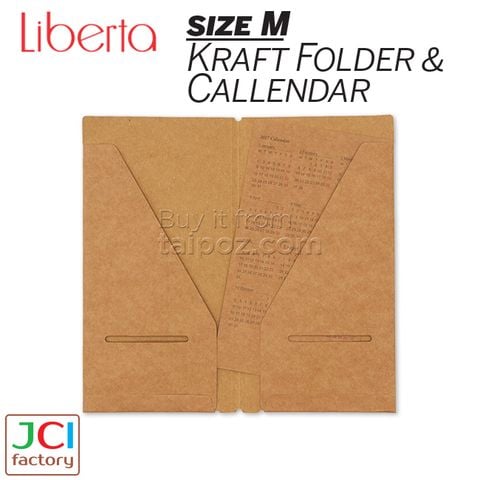 Folder & Calendar giấy kraft Bettino Vittoria cỡ lớn