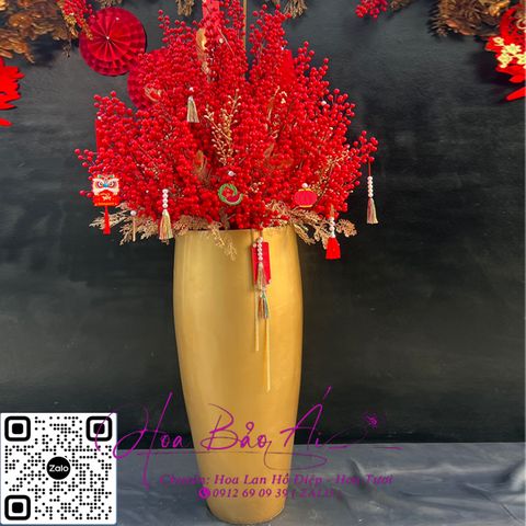 Giỏ hoa hoa tươi chúc mừng