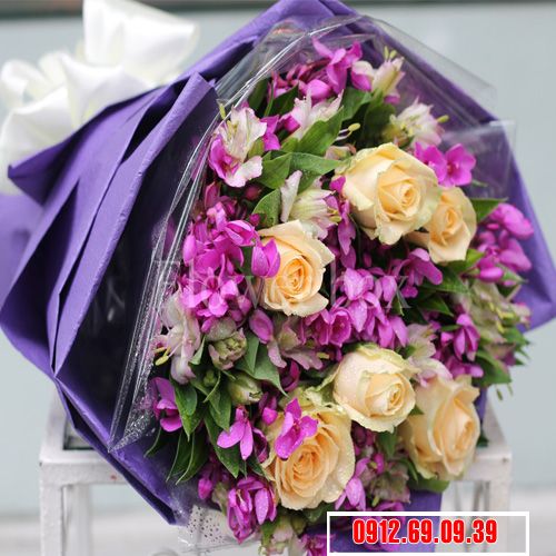  Bó hoa tươi mừng ngày 8 tháng 3 đẹp nhất HB-15 