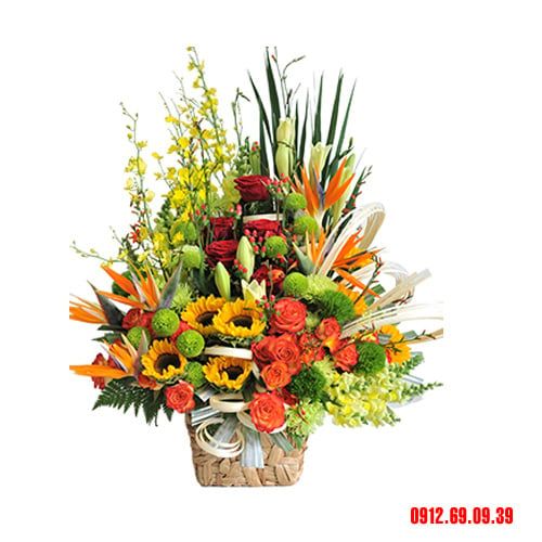 Giỏ hoa sinh nhật G405  Điện hoa 24h