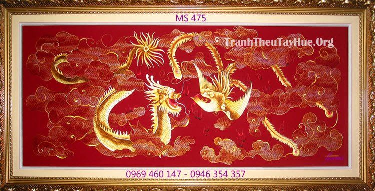 TRANH THÊU TẶNG ĐÁM CƯỚI MS 475