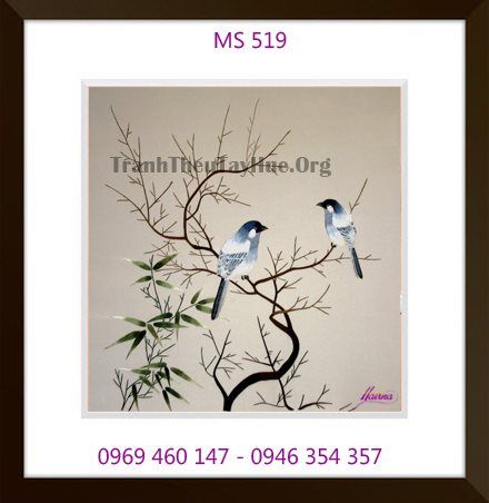 TRANH THÊU TẶNG ĐÁM CƯỚI MS 519