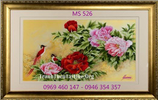 TRANH THÊU TẶNG ĐÁM CƯỚI MS 526