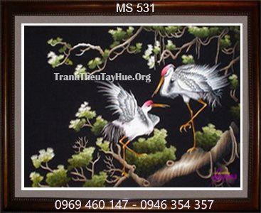 TRANH THÊU TẶNG ĐÁM CƯỚI MS 531