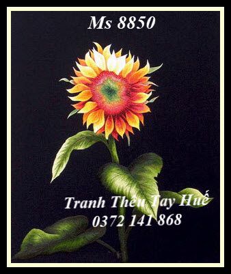 Tranh Thêu Hoa Hướng Dương MS 8850