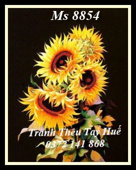 Tranh Thêu Hoa Hướng Dương MS 8854