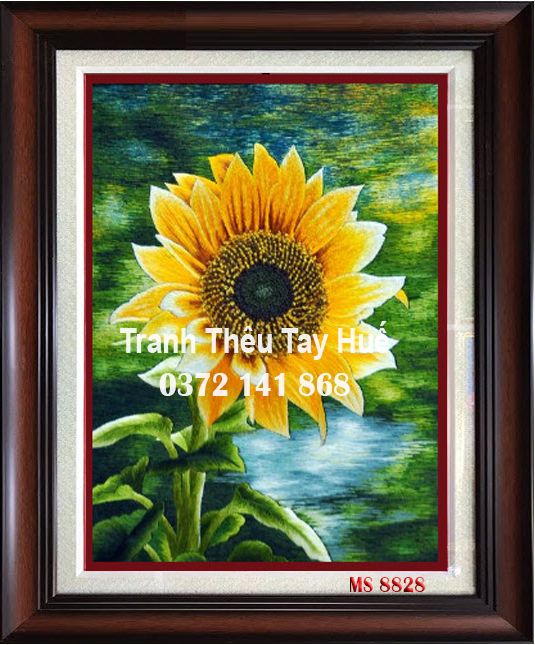 Tranh Thêu Hoa Hướng Dương MS 8828