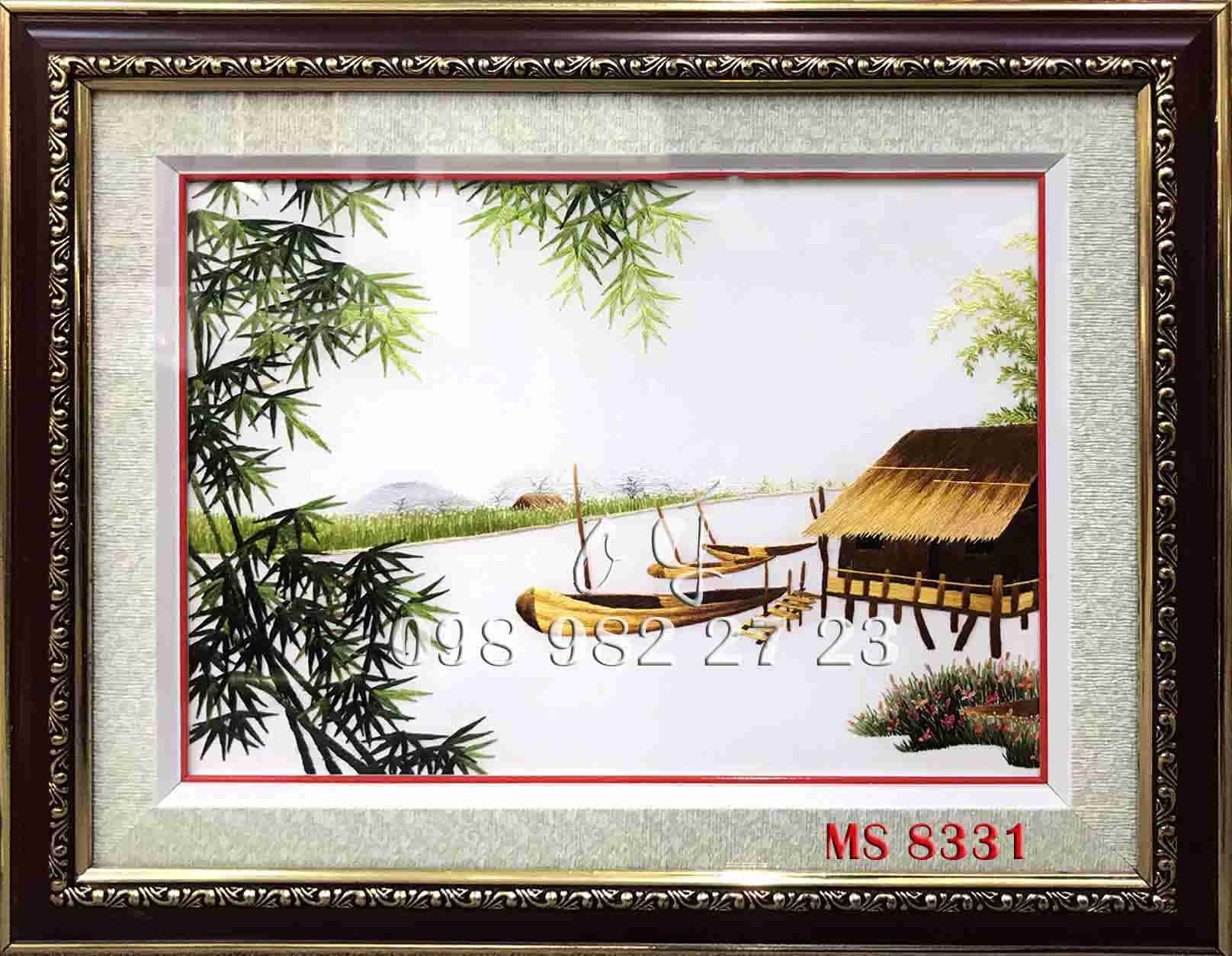 Tranh Thêu Đồng Quê MS 8331