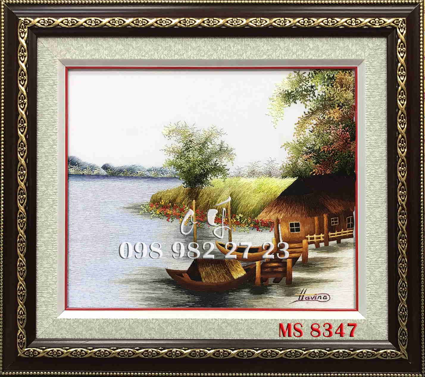 Tranh Thêu Đồng Quê MS 8347