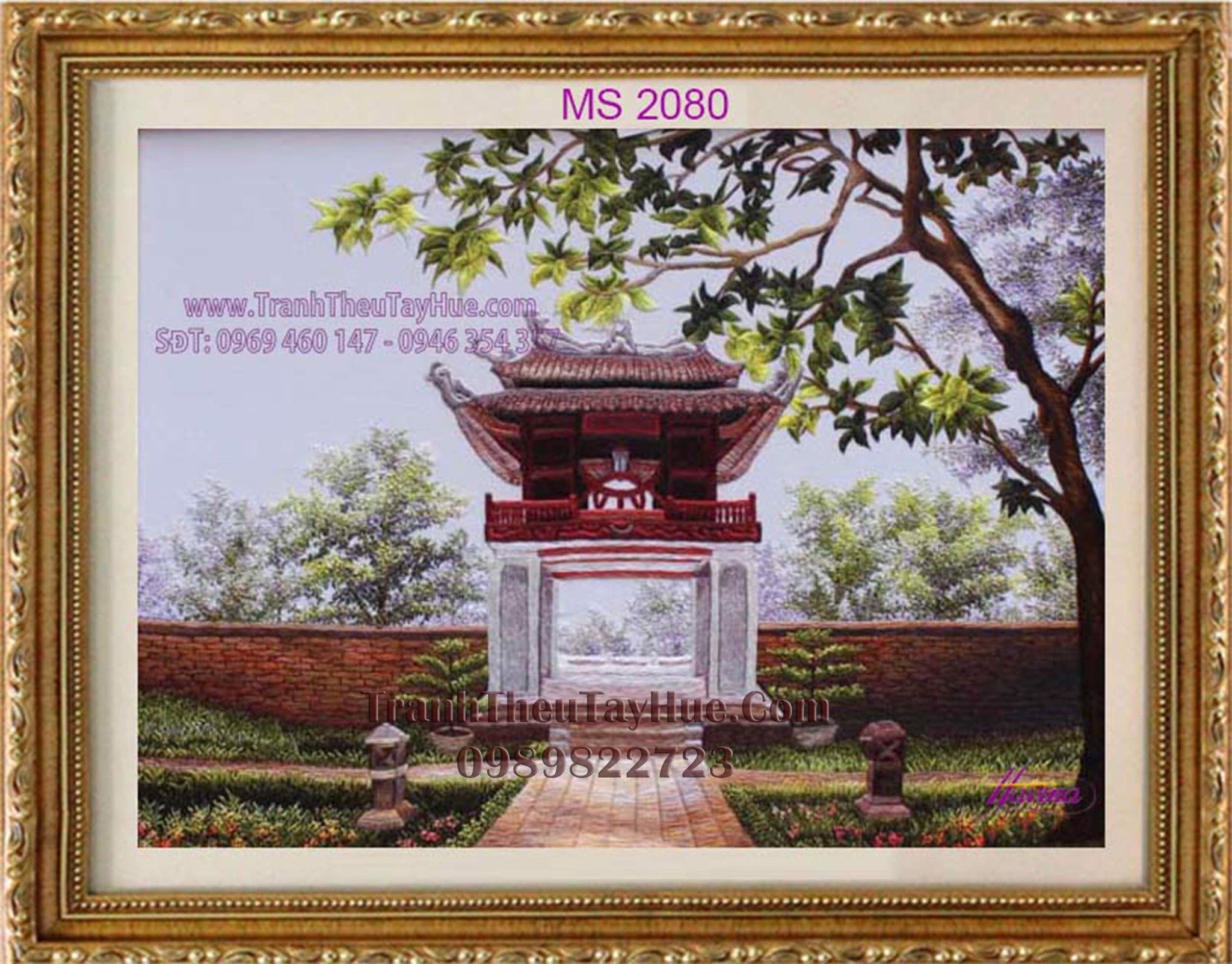 TRANH THÊU PHONG CẢNH MS2080