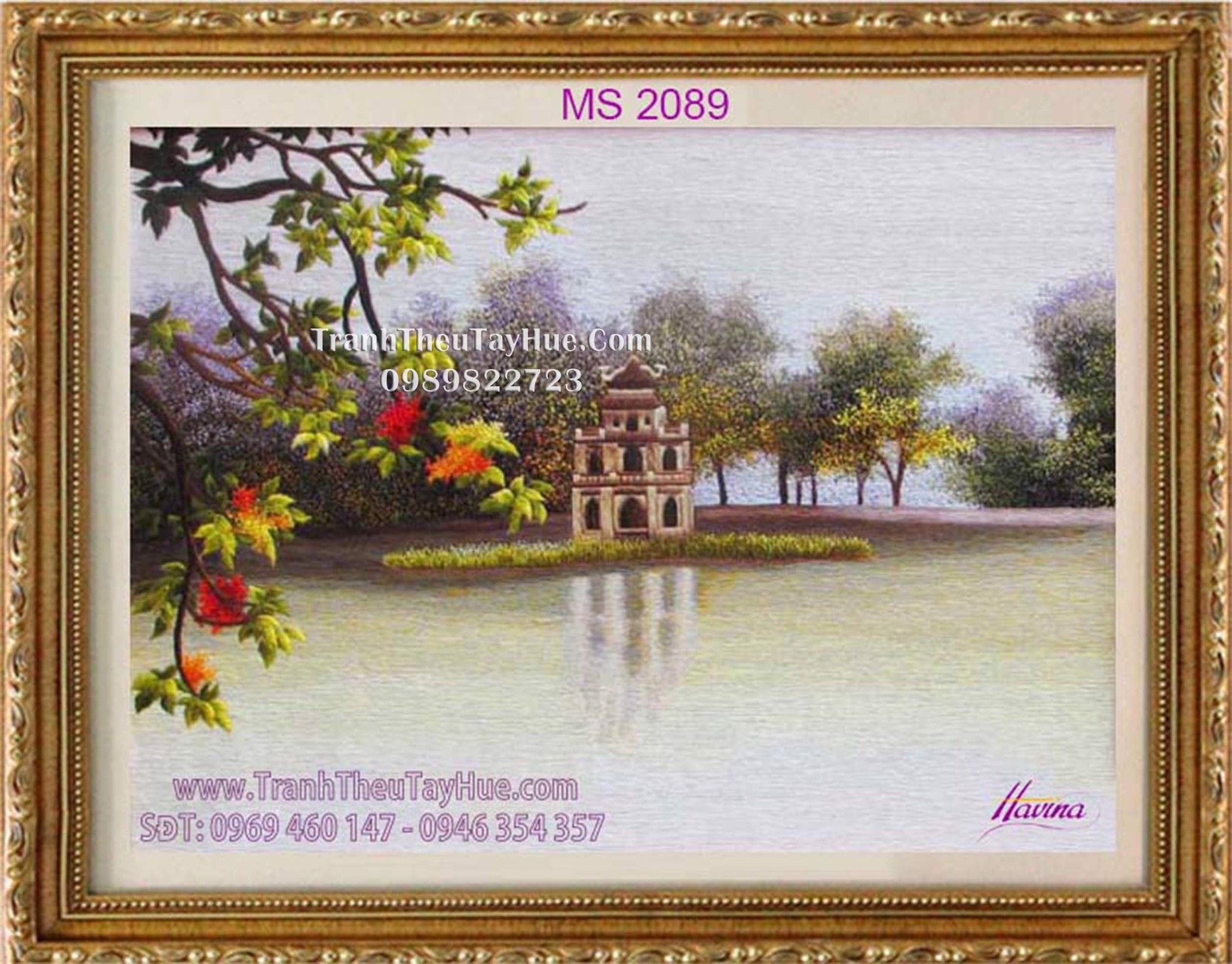 TRANH THÊU PHONG CẢNH MS2089