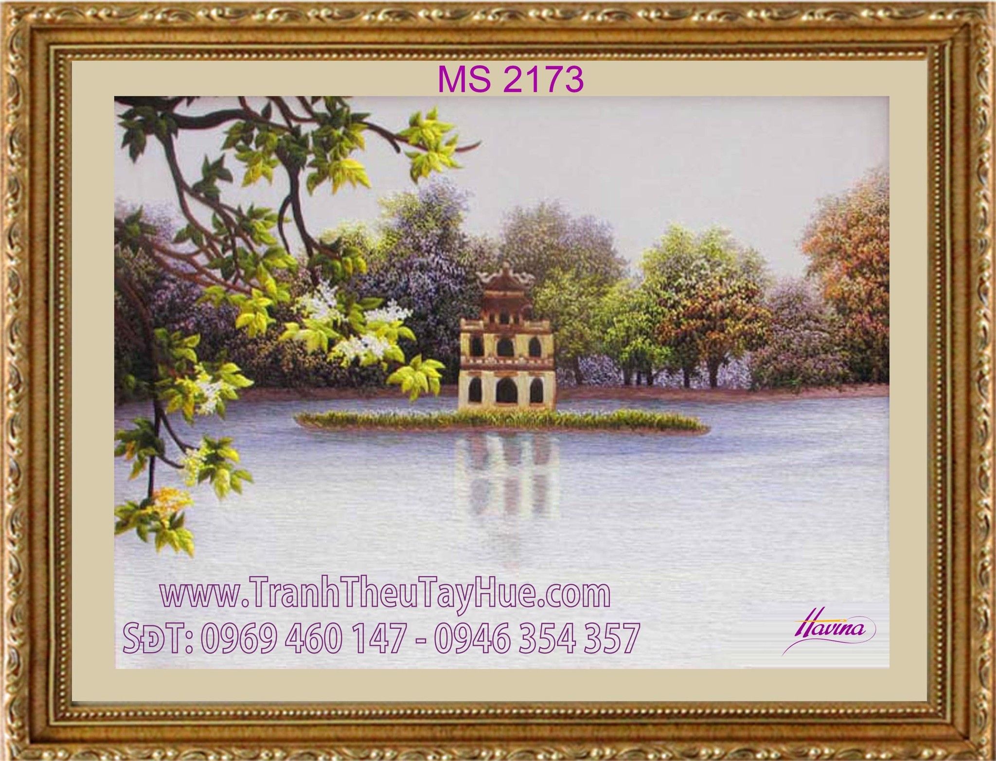 TRANH THÊU PHONG CẢNH MS2173