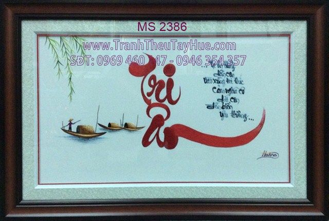 TRANH THÊU TẶNG THẦY CÔ MS 2386