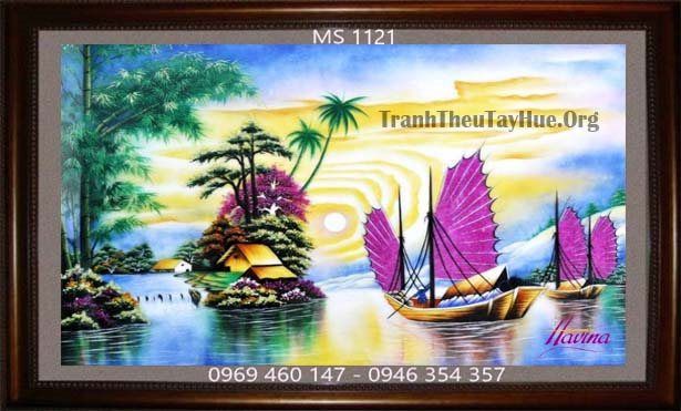 TRANH THÊU THUẬN BUỒM XUÔI GIÓ MS 1121