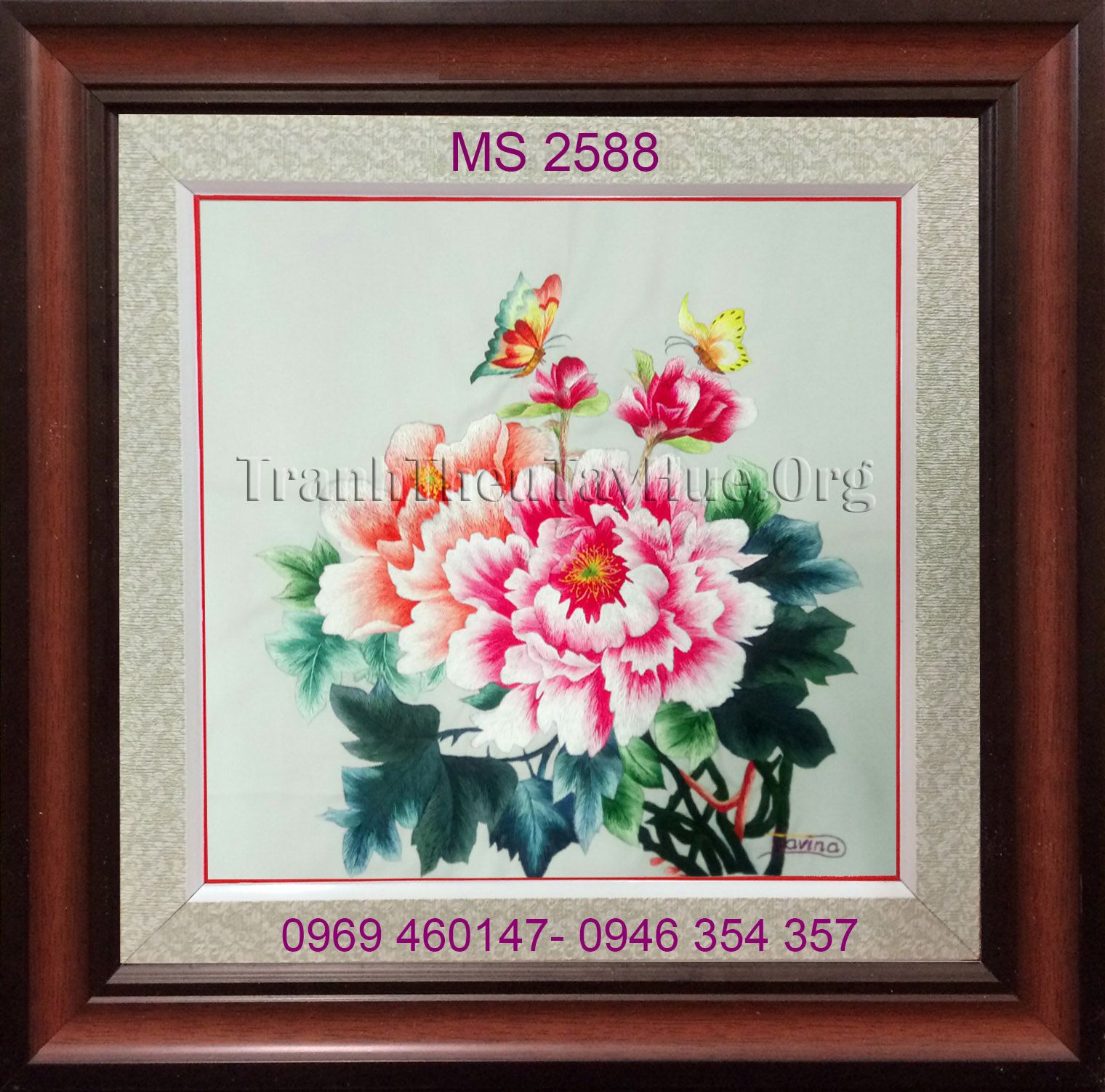 TRANH THÊU TREO PHÒNG NGỦ MS 2588