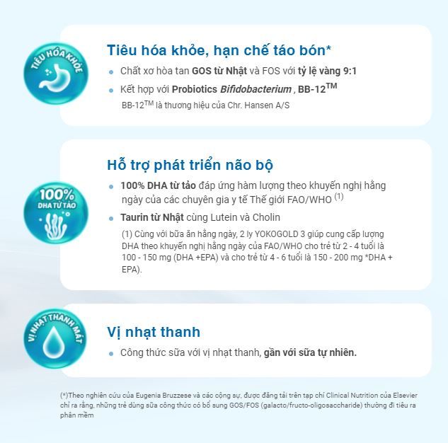 Sữa bột pha sẵn YOKOGOLD - Thùng 48 hộp x 180ml