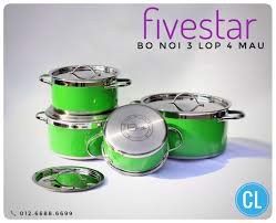 BỘ NỒI FIVESTAR 3 LỚP 4 MÀU