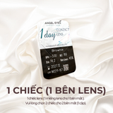  Lens 1 ngày màu có độ cận nâu tự nhiên BROWNIE siêu ẩm nhãn hiệu Angel Eyes Hàn Quốc - Đường kính 14.2mm - Độ cận 0-8 