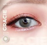  Lens 1 ngày màu có độ cận xám tây tự nhiên GRACIE siêu ẩm nhãn hiệu Angel Eyes Hàn Quốc - Đường kính 14.2mm - Độ cận 0-8 