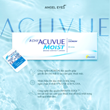  LENS 1 NGÀY TRONG SUỐT ACUVUE MOIST CAO CẤP CỦA MỸ CÓ ĐỘ CẬN TỪ 1 ĐẾN 10 ĐỘ 