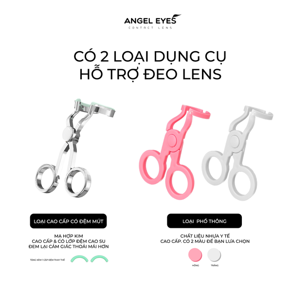  Kẹp giữ mí mắt - Hỗ Trợ Đeo Kính Áp Tròng Một Cách Dễ Dàng 