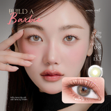  Kính áp tròng xám tây tự nhiên Build A Barbie 