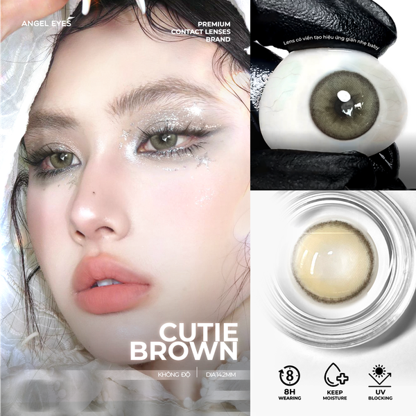  [MẪU GIẢM 50%] Bộ sưu tập kính áp tròng màu không độ Angel Eyes Plano Collection chất liệu PolyHema 