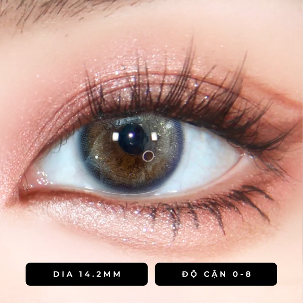  Gray Prescription Lens – N’Rosa Fantasy Gray with High Breathability, Distributed by Angel Eyes | Prescription: 0 to -8 | Material: Silicone Hydrogel 