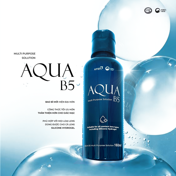  THE AQUA B5 CONTACT LENS SOLUTION 