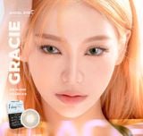  Lens 1 ngày màu có độ cận xám tây tự nhiên GRACIE siêu ẩm nhãn hiệu Angel Eyes Hàn Quốc - Đường kính 14.2mm - Độ cận 0-8 