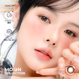  Lens nâu có độ cận Angel Eyes JEJU hiệu ứng loang màu như mắt ướt lens filter đang thịnh hành trên TikTok 