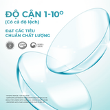  Lens trong suốt cận có độ từ 1-10 cho mắt thở cao cấp N’Rosa Angel Eyes phân phối | Chất liệu Silicone Hydrogel khoá ẩm 