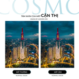  LENS TRONG SUỐT CẬN COSMO CAO CẤP CỦA HÀN QUỐC CÓ ĐỘ TỪ 0 - 15 ĐỘ 