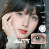  Angel Eyes Midnight Gray contact lens with prescription | Dia 12.8mm | Prescription range 0-8 