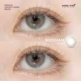  Lens xám tây Russian hiệu Angel Eyes chất liệu Silicone Hydrogel cao cấp Hàn Quốc đường kính 14.0mm 