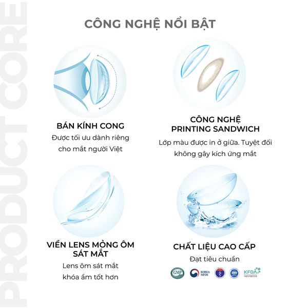  Lens xám có độ cận Angel Eyes BUSAN hiệu ứng loang màu như mắt ướt lens filter đang thịnh hành trên TikTok 