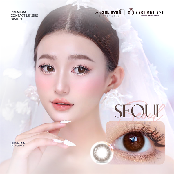  LENS NÂU SEOUL BROWN CHỐNG TIA UV 