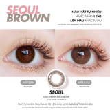  LENS NÂU SEOUL BROWN CHỐNG TIA UV 