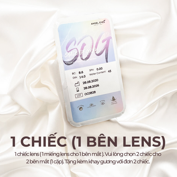  Lens xám xanh Silicone Hydrogel SOG 
