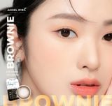  Lens 1 ngày màu có độ cận nâu tự nhiên BROWNIE siêu ẩm nhãn hiệu Angel Eyes Hàn Quốc - Đường kính 14.2mm - Độ cận 0-8 