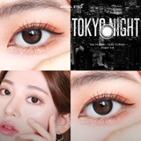  Lens đen áp tròng có độ cận Tokyo Night nhãn hiệu Angel Eyes ( Độ cận 0-8 độ ) - Dia 14.0mm 